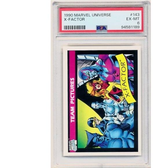 1990 Impel Marvel Universe X-Factor #143 PSA 6 EX-MT Excellent-Mint - Picture 1 of 2